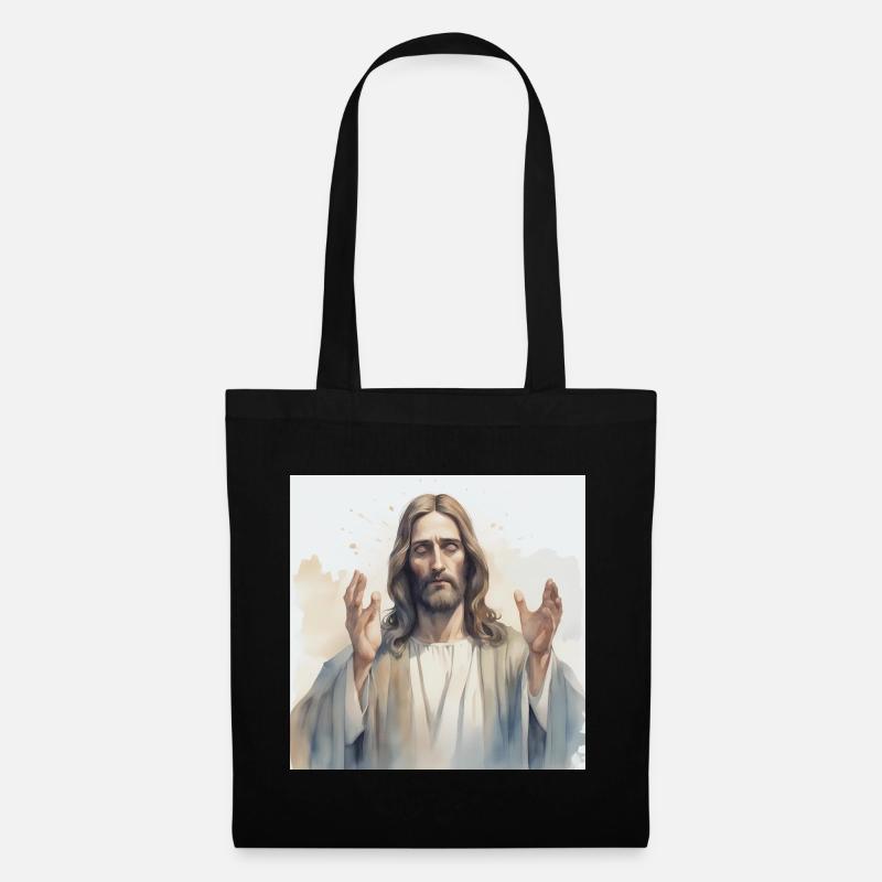 Jesus Gott Messias - Stoffbeutel - Schwarz