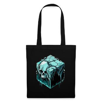 Glaçon Crâne // Crâne Glaçon FS0200 - Sac en tissu - noir - Devant