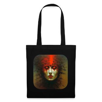 Gloomy Horror Women Face - Tote Bag - black - Front