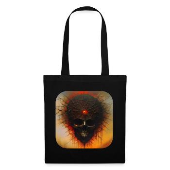 Dark Horror Skull - Tote Bag - black - Front