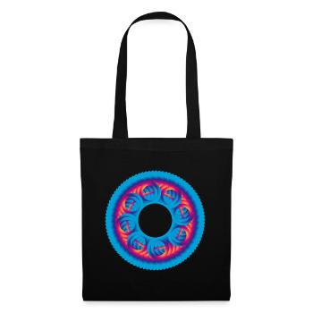 Sprocket circle colorful - Tote Bag - black - Front