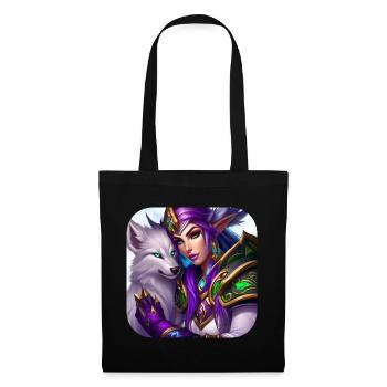 Proud Fantasy Elf Warrior - Tote Bag - black - Front