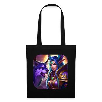 Proud Fantasy Elf Warrior - Tote Bag - black - Front