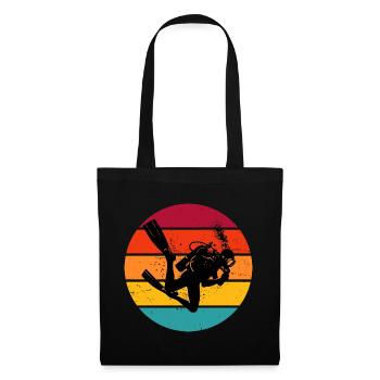 Plongée Libre Scuba Diver Homme - Sac en tissu - noir - Devant