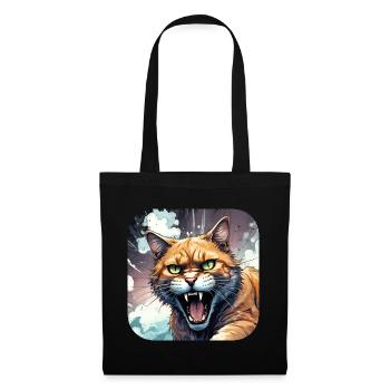 Wild Cat - Tote Bag - black - Front