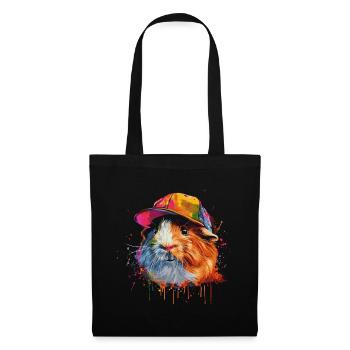 Cool guinea pig - Tote Bag - black - Front