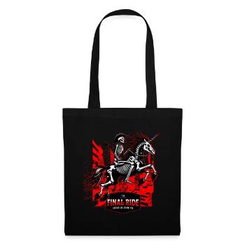 Final ride Skull / Skeleton Rider / Unicorn FS0230 - Tote Bag - black - Front