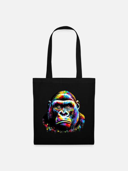 Gorilla - Tote Bag - black