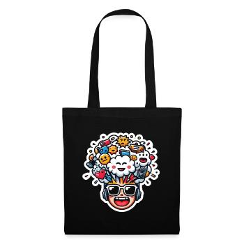 Youth chaos - head full of dreams - Tote Bag - black - Front