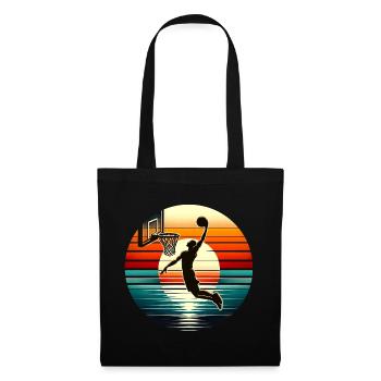 Basket-ball Basketteurs Joueurs - Sac en tissu - noir - Devant