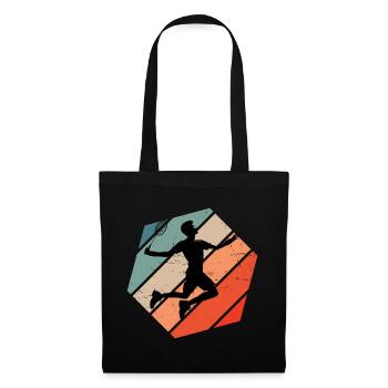 Badminton Women Badminton Men Badminton Players - Tote Bag - black - Front