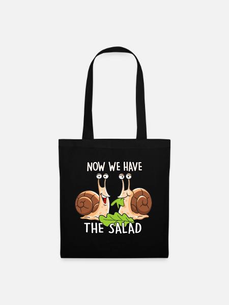 Now we have the Salad - Stoffbeutel - Schwarz