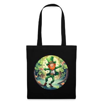 Danse trèfle de la Saint-Patrick - Sac en tissu - noir - Devant