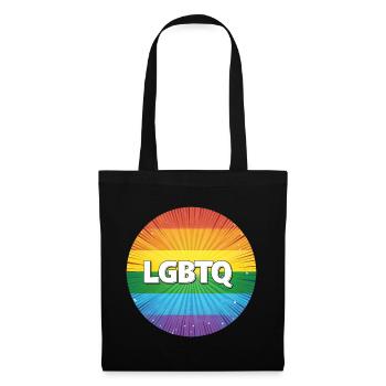 LGBTQ - Stoffbeutel - Schwarz - Vorne