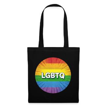 LGBTQ - Sac en tissu - noir - Devant