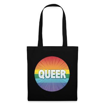 LGBTQ Queer - Sac en tissu - noir - Devant
