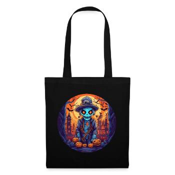 Gruseliges Halloween-partykostüm Zombie - Tote Bag - black - Front