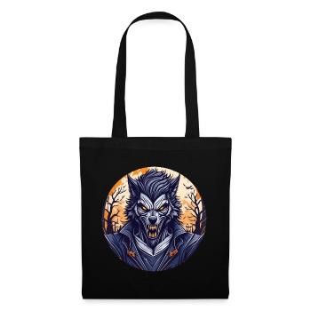 Gruseliges Halloween-partykostüm Werwolf - Tote Bag - black - Front