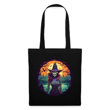 Gruseliges Halloween-partykostüm Hexe - Sac en tissu - noir - Devant