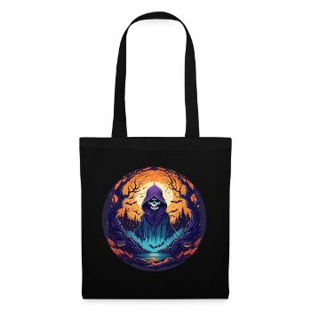 Gruseliges Halloween-party-kostüm Skelett - Sac en tissu - noir - Devant