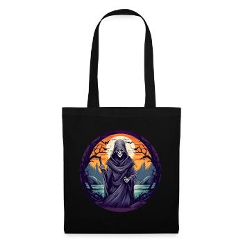Gruseliges Halloween-partykostüm Sensenmann - Tote Bag - black - Front