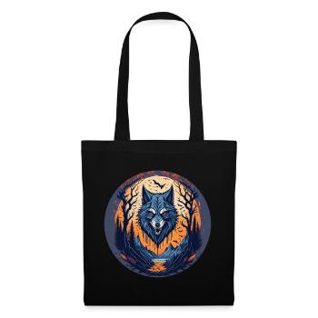Gruseliges Fête d’Halloween Kostüm Werwolf - Sac en tissu - noir - Devant