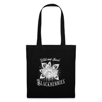 Mûre sauvage - Sac en tissu - noir - Devant