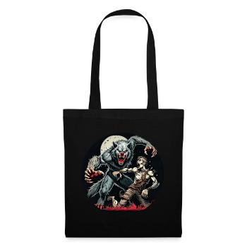 Gruseliges Halloween-partykostüm Werwolf Und - Tote Bag - black - Front