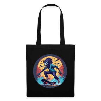 Gruseliges Halloween-partykostüm - Tote Bag - black - Front