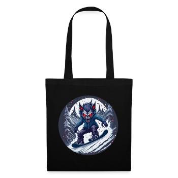 Gruseliges Halloween Party Kostüm Werwolf - Tote Bag - black - Front