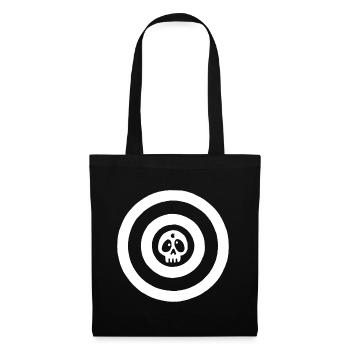 White target skull - Tote Bag - black - Front