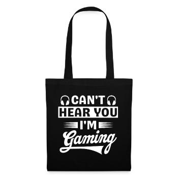 Can't Hear You I'm Gaming Headset - Tote Bag - black - Front