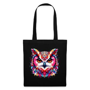 Owl - Tote Bag - black - Front