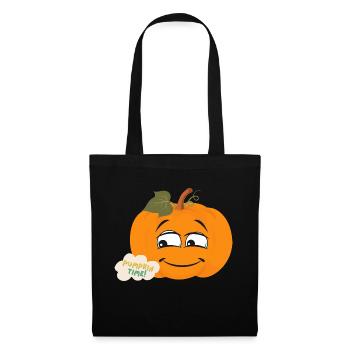 Pumpkin Time - Stoffbeutel - Schwarz - Vorne