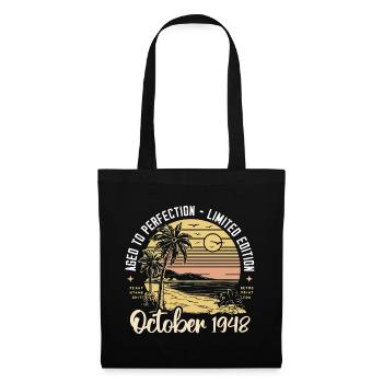 Born in October 1948 Legendary since October 1948 - Tote Bag - black - Front