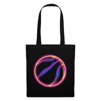Basketball Retrowave - Tote Bag - black - Front