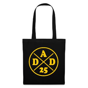 Dad 2025 - dad 25 - Stoffbeutel - Schwarz - Vorne