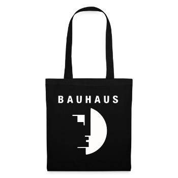 100 ans de l'école de design Bauhaus - Logo du Bau - Sac en tissu - noir - Devant