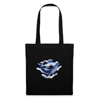 Fish Fish Sea Creatures Whale Marine Mammal - Tote Bag - black - Front