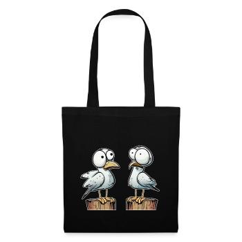 Seagull Funny Lower Austria Stubborn I don't know, I don't want to - Tote Bag - black - Front