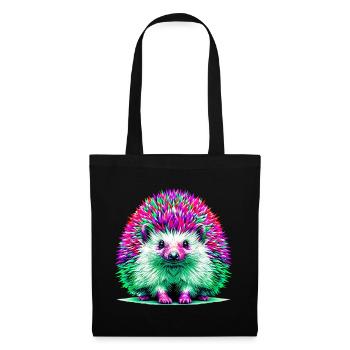 Hedgehog - Tote Bag - black - Front