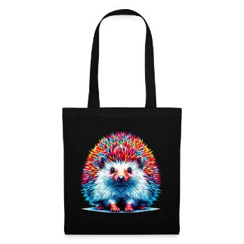 Hérisson - Sac en tissu - noir - Devant