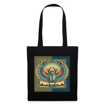 KHEPRI Gott der aufgehenden Sonne - Stoffbeutel - Schwarz - Vorne