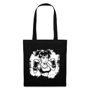 Female Boxer - Tote Bag - black - Front