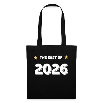 Best of 2026 - Sac en tissu - noir - Devant