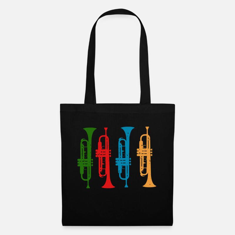 Trumpets Colorful - Stoffbeutel - Schwarz