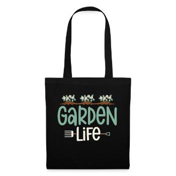 Jardin Jardin Botanique - Sac en tissu - noir - Devant
