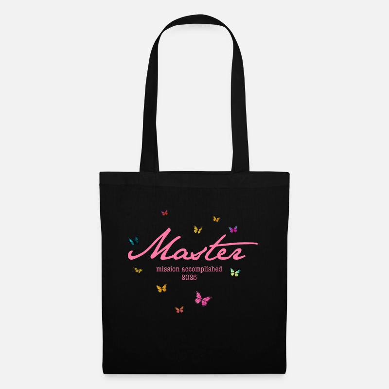 Master's Degree '25 - Mission accomplished - Tote Bag - black