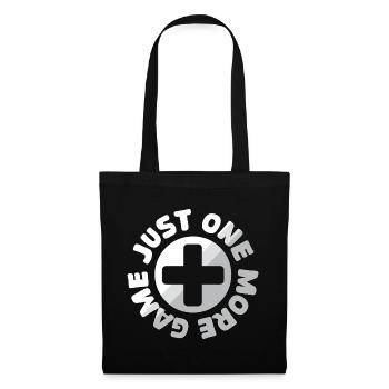 Gamer Logo - Just one more Game - Tote Bag - black - Front