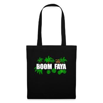 Boum Faya - Sac en tissu - noir - Devant